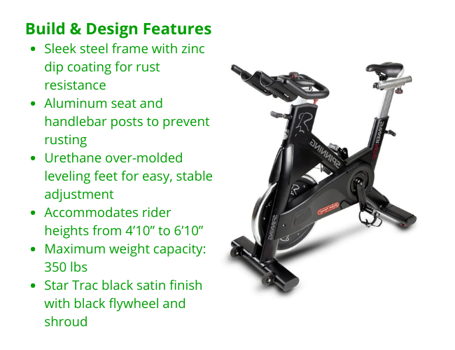 Star Trac NXT Black Belt Indoor Cycle Spin Bike (Pre-owned)