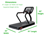 Star Trac 8TR Treadmill W/ Lcd Display (New)