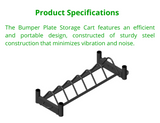 Throwdow Bumper Plate Storage Cart