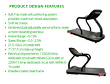 Star Trac STRC Treadmill W/ LCD Display (New)