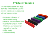 Throwdown Dynamic Resistance Bands Level 1 – (0.5”) – Red