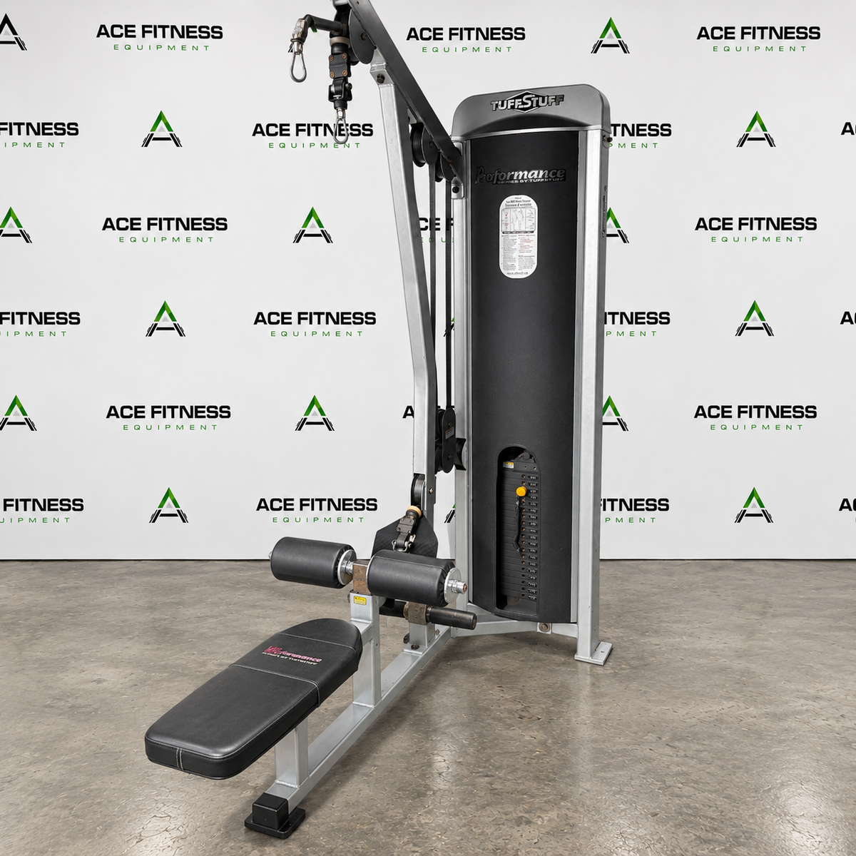TuffStuff Lat Pull Down and Row Proformance Plus PPD 802 Commercial Strength Machine (Certified Pre Owned)