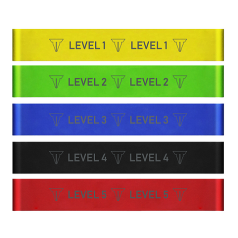 Throwdown Mini Resistance Bands Level 5 – (X5) – Red